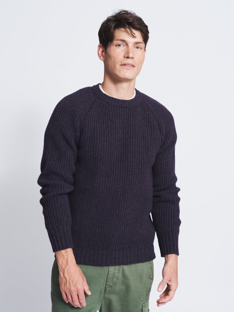 Aubin＆Wills Knitwear | Crail Fisherman Rib Jumper