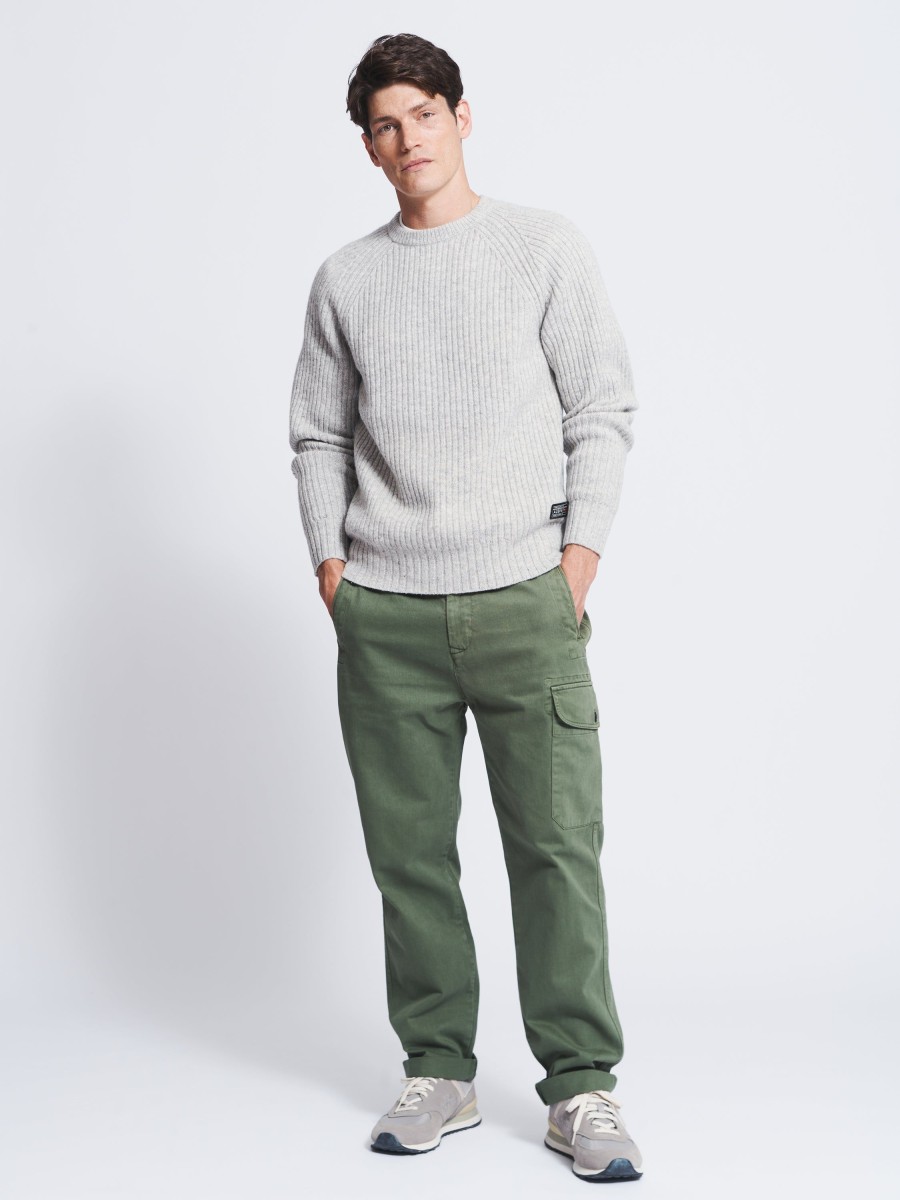 Aubin＆Wills Knitwear | Tay Fisherman Rib Crew