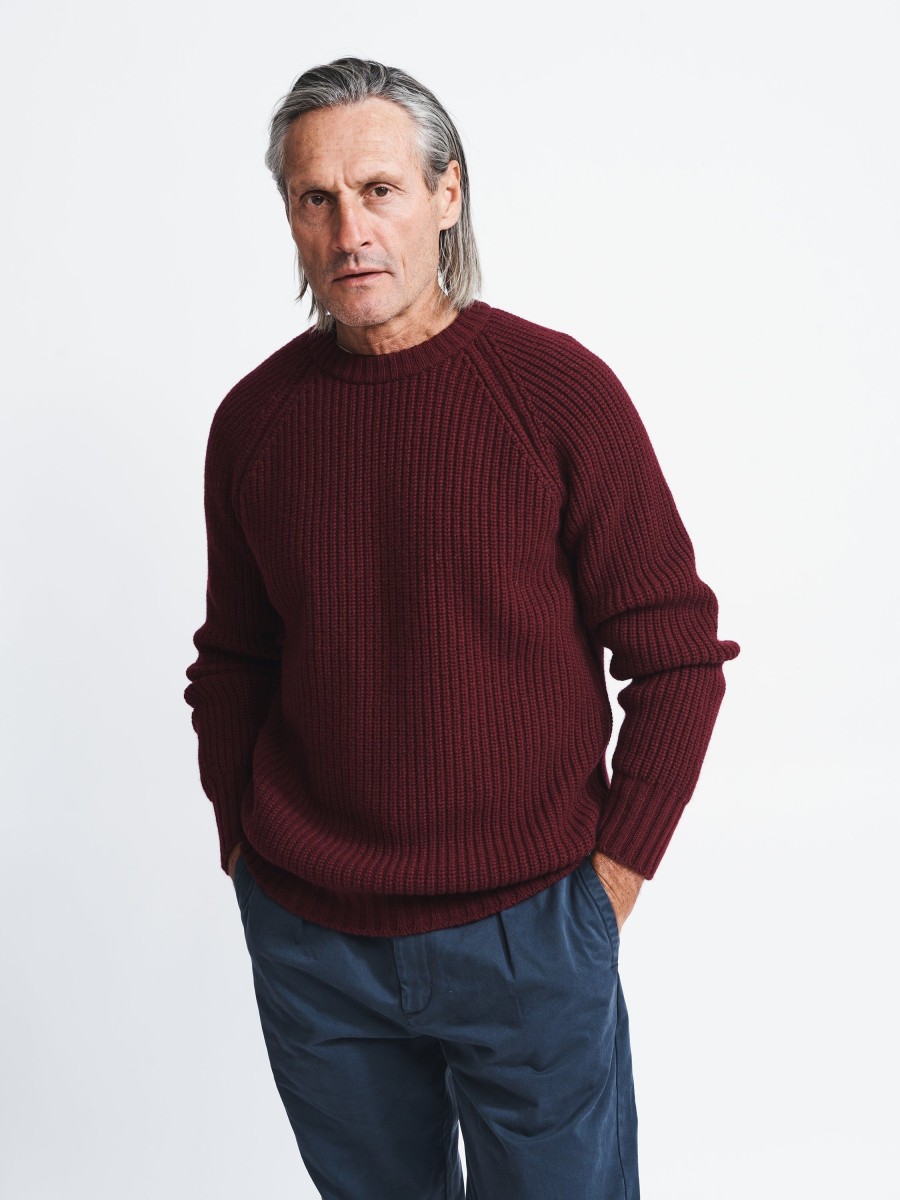 Aubin＆Wills Knitwear | Crail Fisherman Rib Jumper