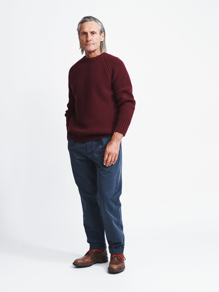 Aubin＆Wills Knitwear | Crail Fisherman Rib Jumper