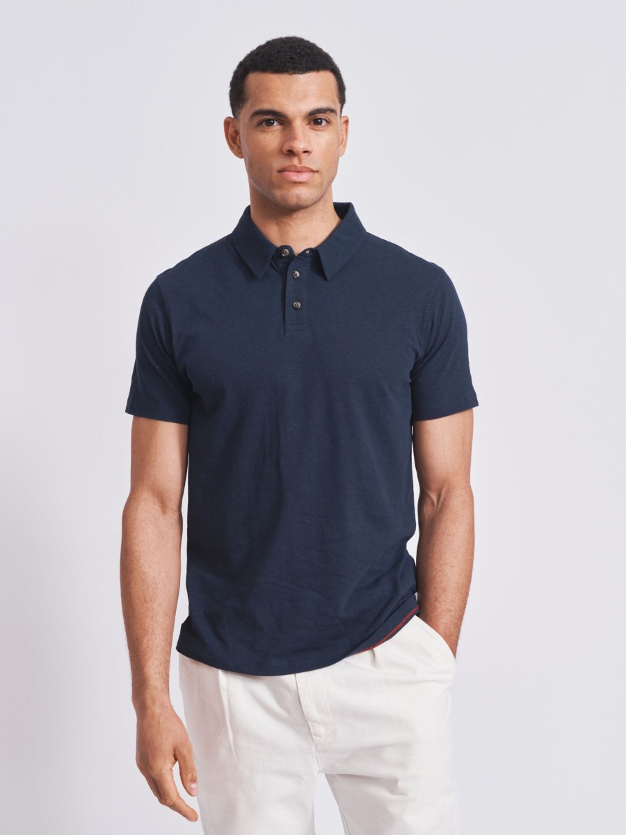 Aubin＆Wills Rugby & Polos | Arnold Cotton Linen Polo