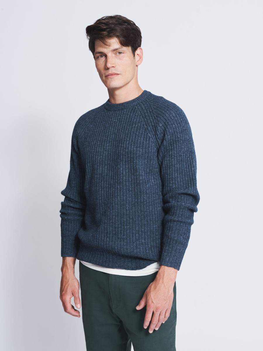 Aubin＆Wills Knitwear | Tay Fisherman Rib Crew