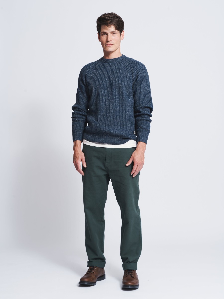 Aubin＆Wills Knitwear | Tay Fisherman Rib Crew