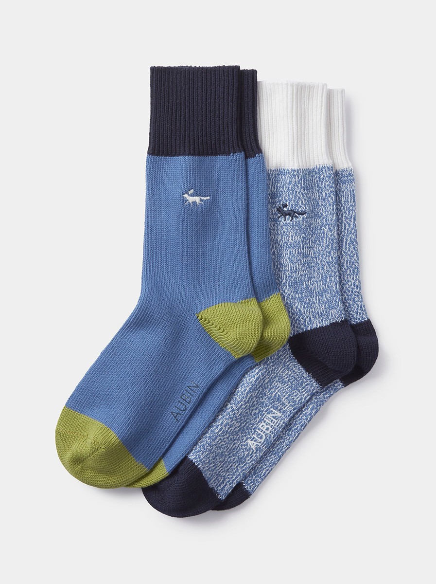 Aubin＆Wills Socks & Underwear | Fowey Sock 2 Pack