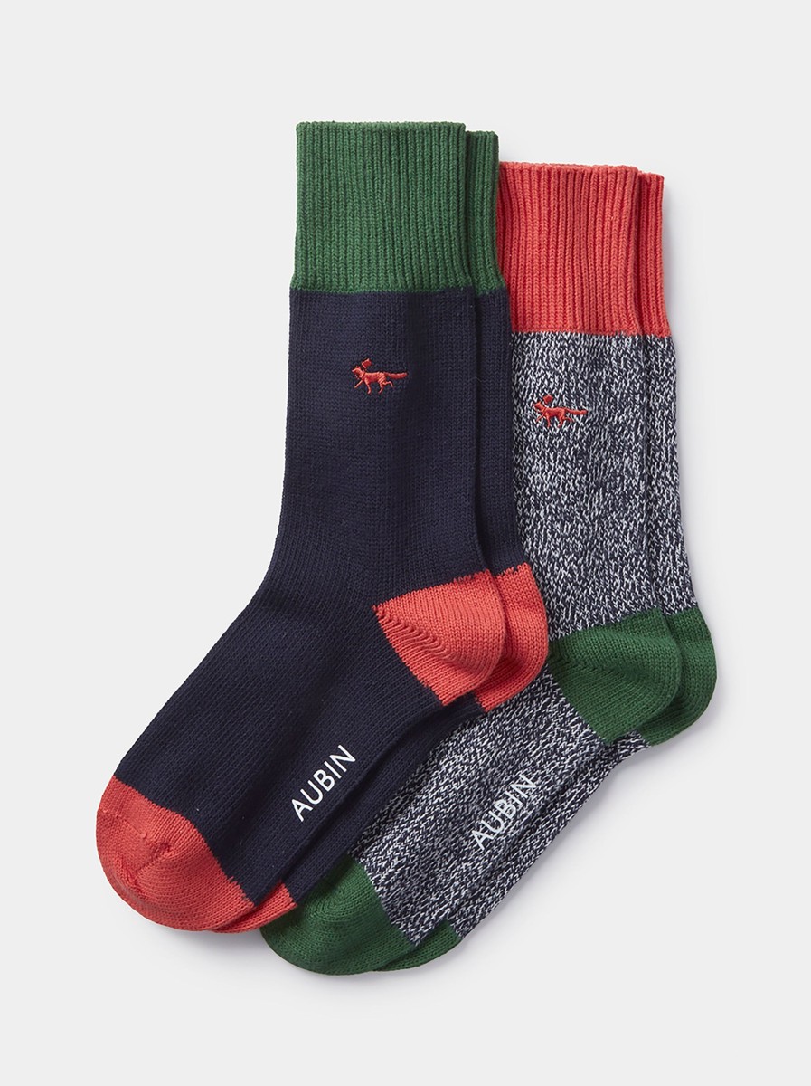 Aubin＆Wills Socks & Underwear | Fowey Sock 2 Pack