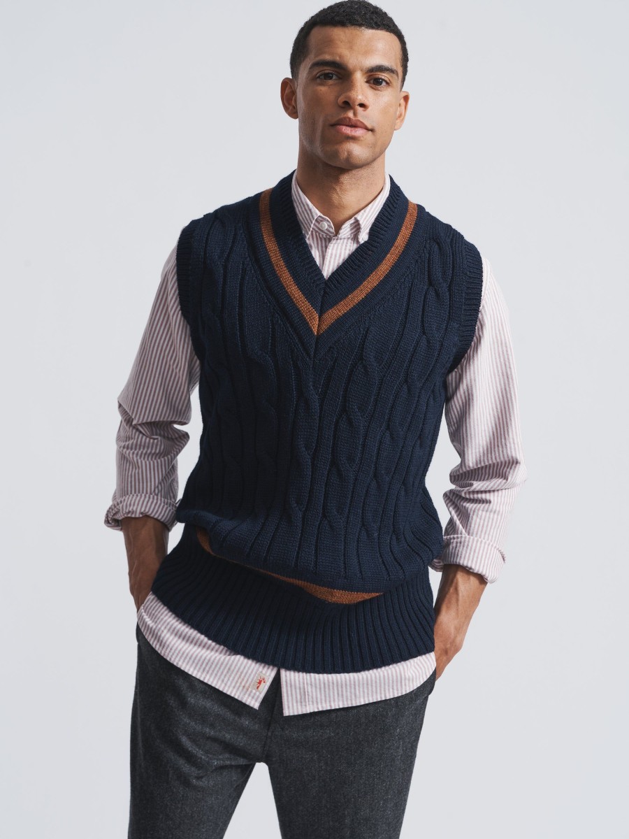 Aubin＆Wills Knitwear | Hobbs Cricket Slipover