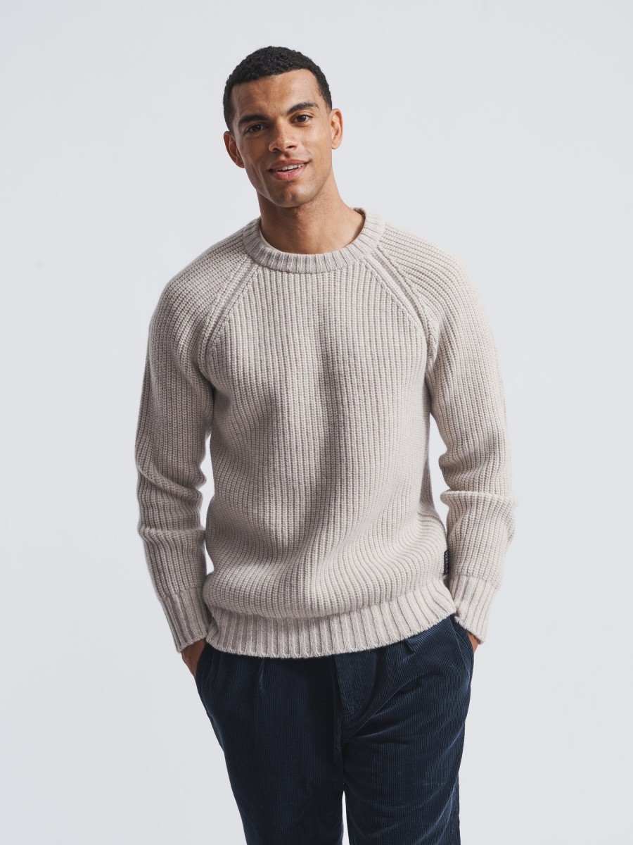 Aubin＆Wills Knitwear | Crail Fisherman Rib Jumper