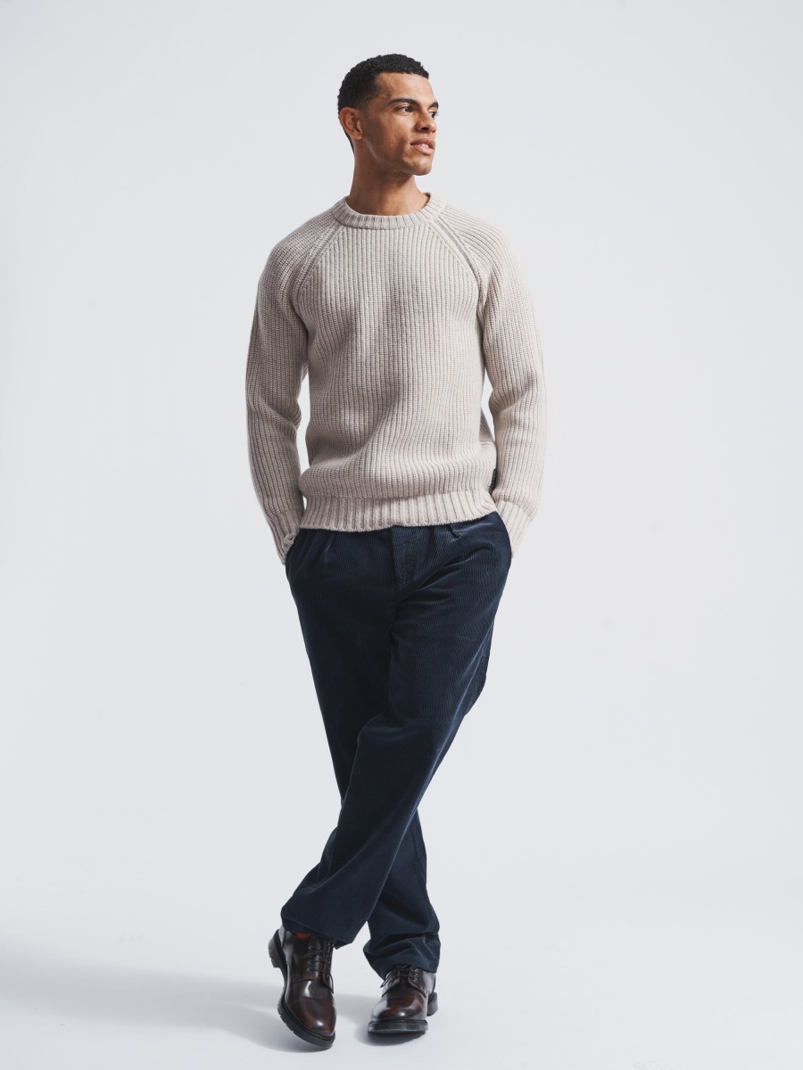 Aubin＆Wills Knitwear | Crail Fisherman Rib Jumper