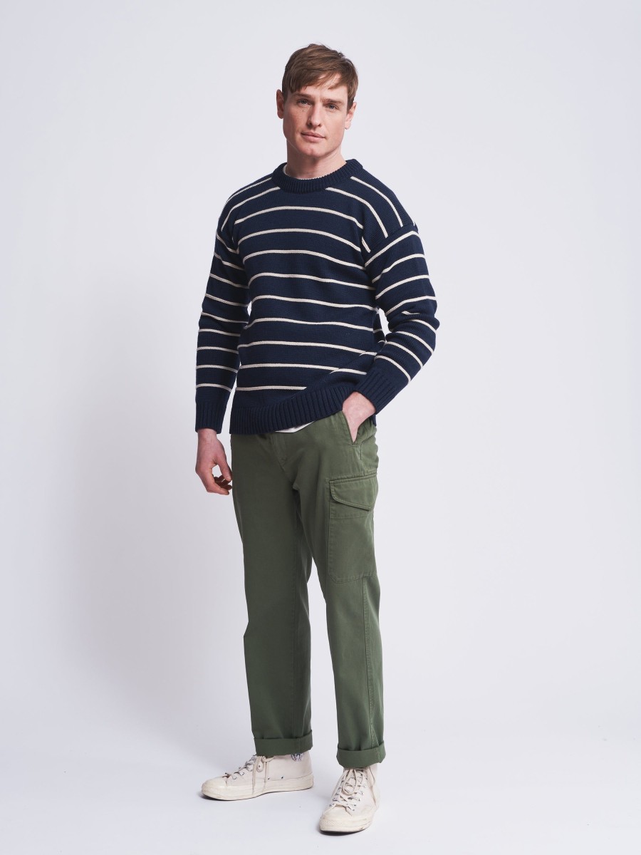 Aubin＆Wills Knitwear | Purl Striped Crew