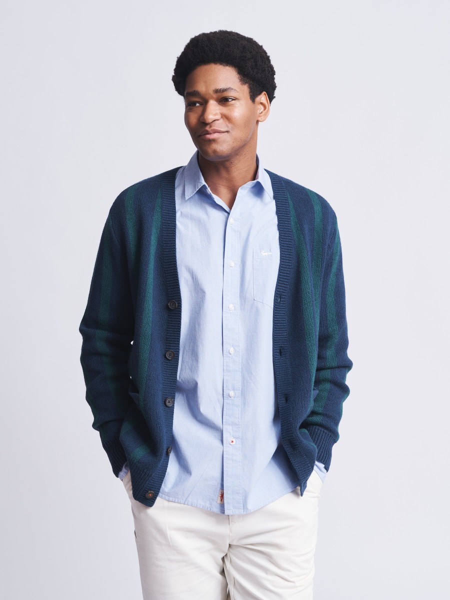 Aubin＆Wills Knitwear | Henderson Striped Cardigan