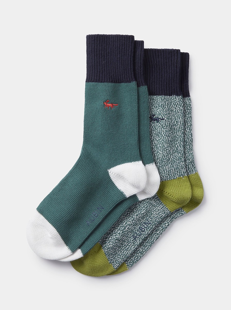 Aubin＆Wills Socks & Underwear | Fowey Sock 2 Pack