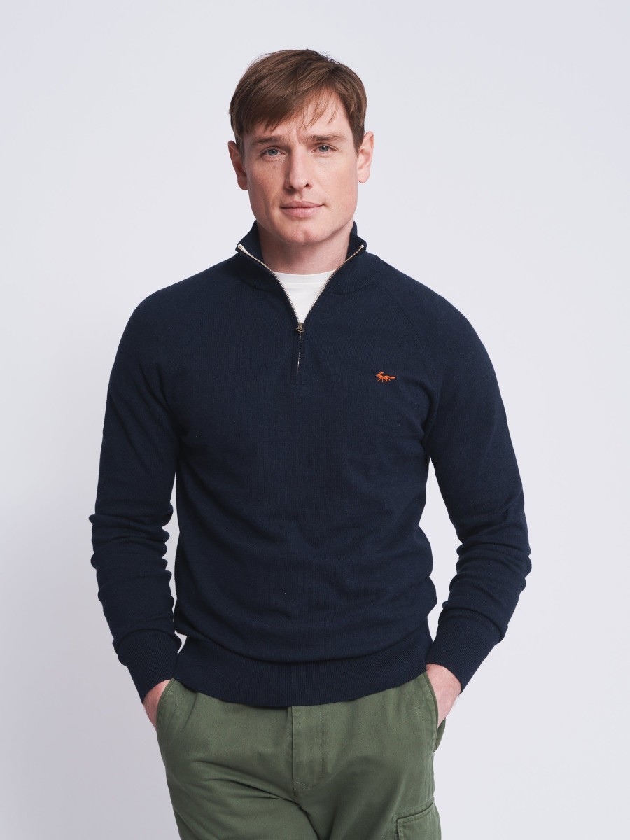 Aubin＆Wills Knitwear | Bonby Zip Neck