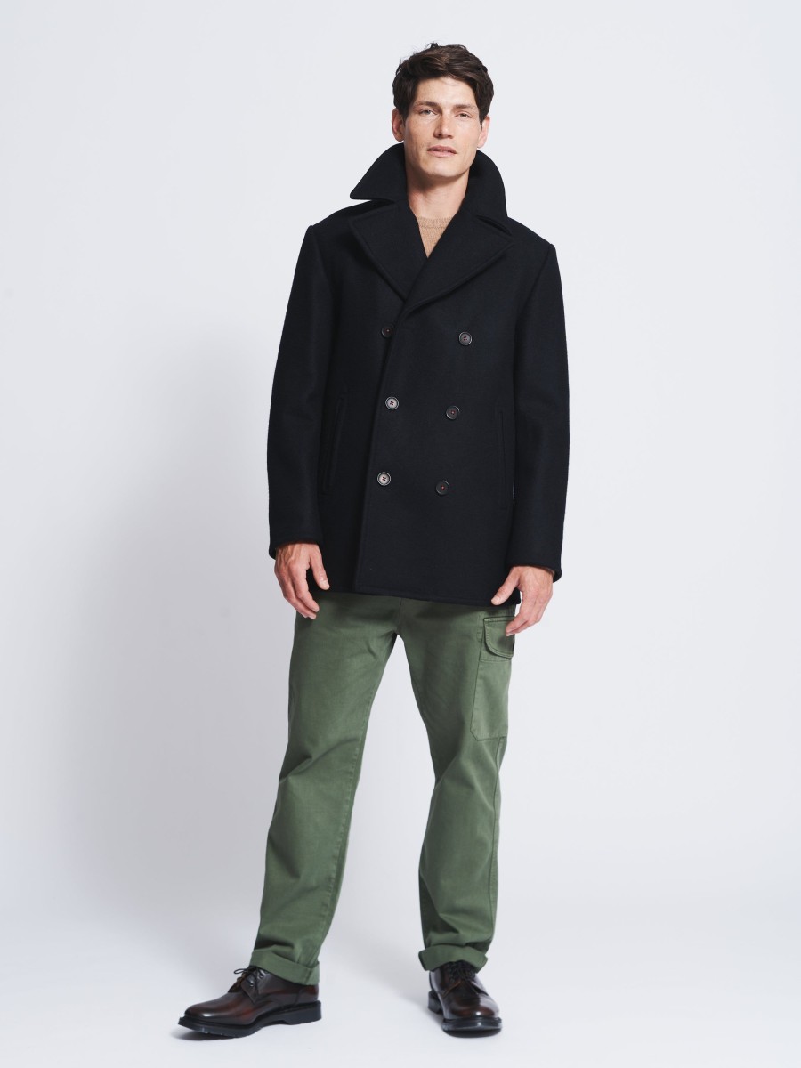 Aubin＆Wills Jackets & Coats | Saltaire Wool Peacoat