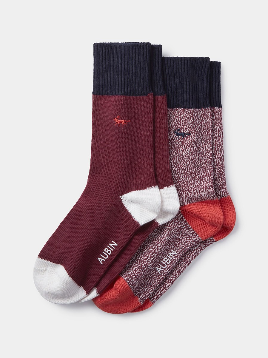 Aubin＆Wills Socks & Underwear | Fowey Sock 2 Pack