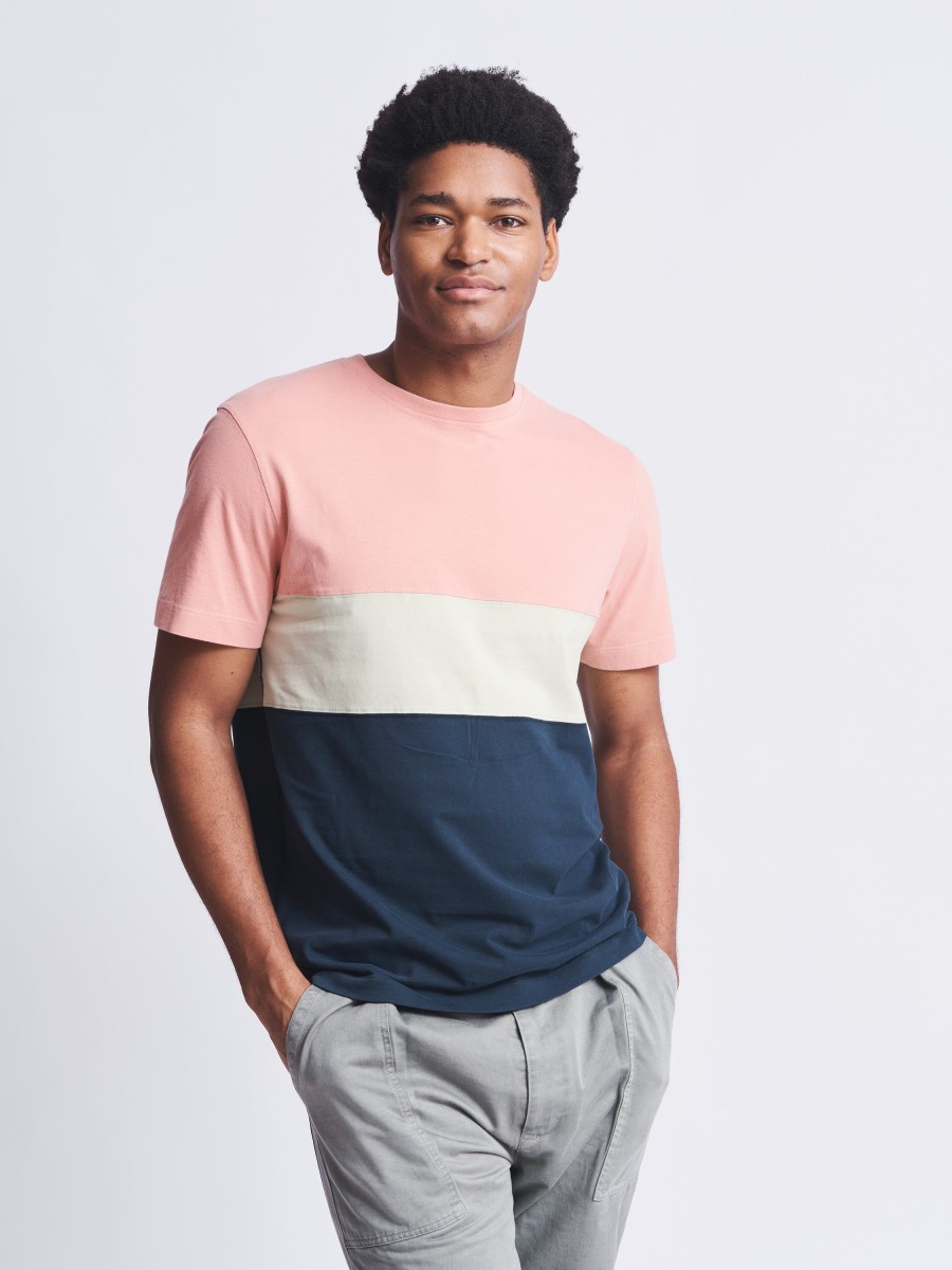 Aubin＆Wills T-Shirts | Calder Cut And Sew Tee